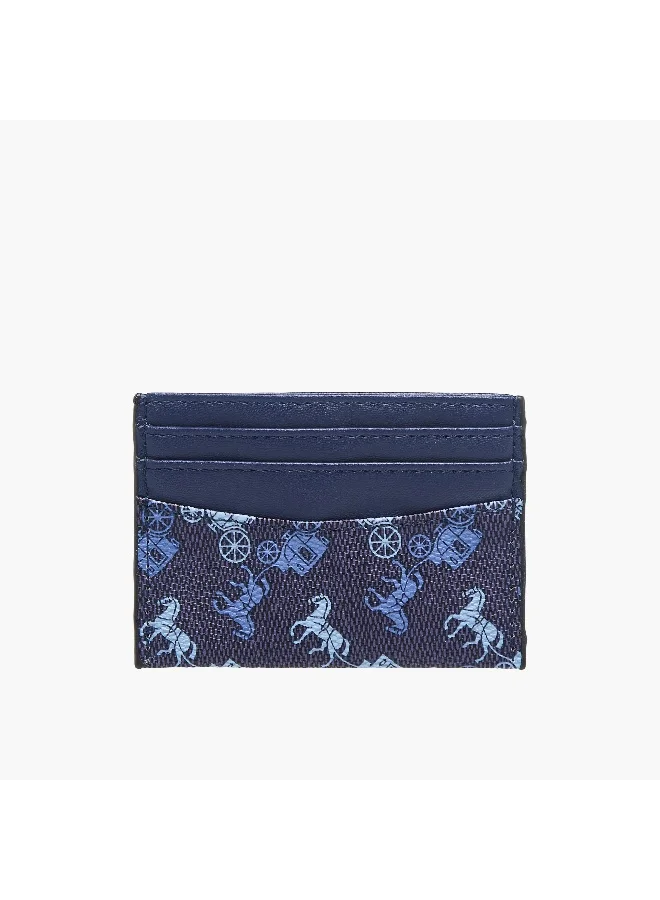 Sasha Sasha Carriage Print Card Holder