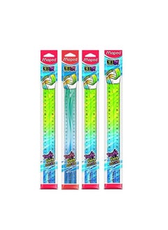 4-Piece Flexible Decor Ruler 30cm Length Multicolour - pzsku/ZD7269173A51B9716EDA1Z/45/_/1689408874/d8213e0b-eb06-438b-9ecc-7b319776fa2d