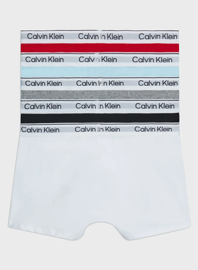 CALVIN KLEIN Youth 5 Pack Assorted Trunks