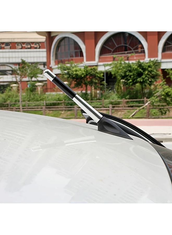 Red Carbon Fiber Car Antenna 12cm Short Radio Antenna Durable Stylish - Image 2