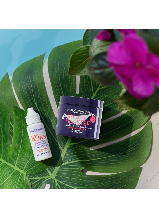 Completely Bare - Completely Bare Ingrown Hair & Bikini Bump Eliminator with Witch Hazel & Green Tea - Citrus Scent (50 ea) - Image 1