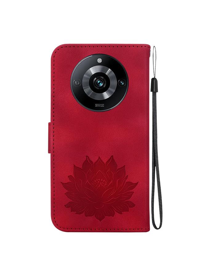 S-TOP Case For Realme Narzo 60 Pro Lotus Embossed Leather Phone Case - Image 3