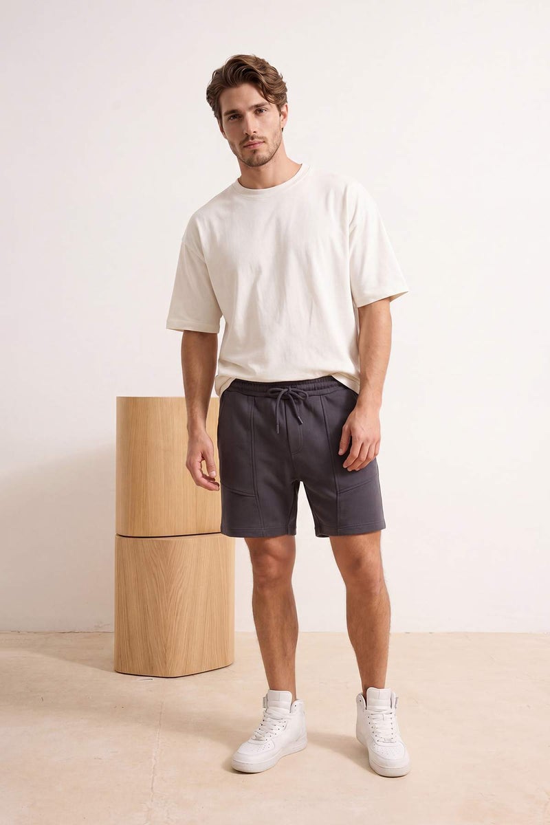 trendyol Smoked Regular Fit Piece Stitched Knitted Shorts & Bermuda Tmnss26Sr00020 - Image 2
