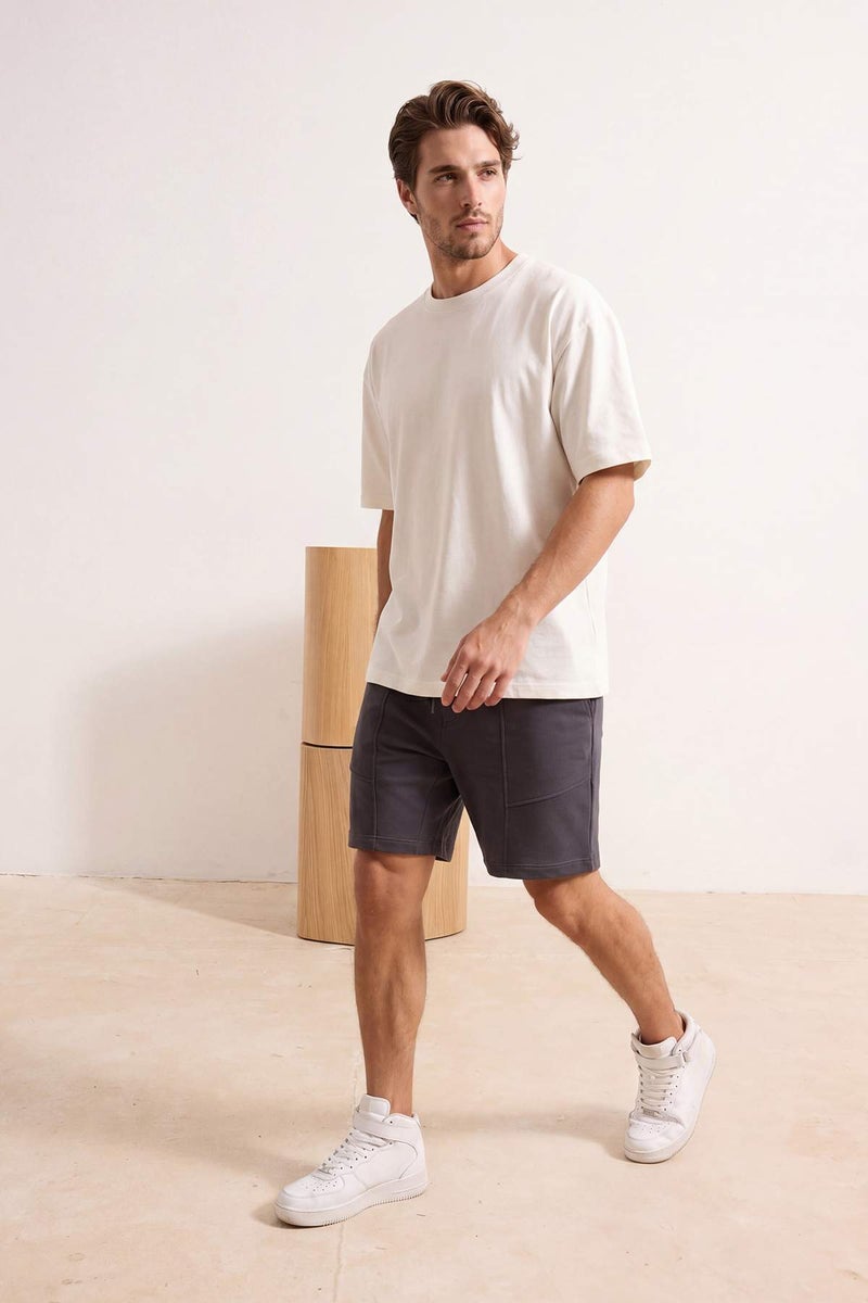 trendyol Smoked Regular Fit Piece Stitched Knitted Shorts & Bermuda Tmnss26Sr00020 - Image 1