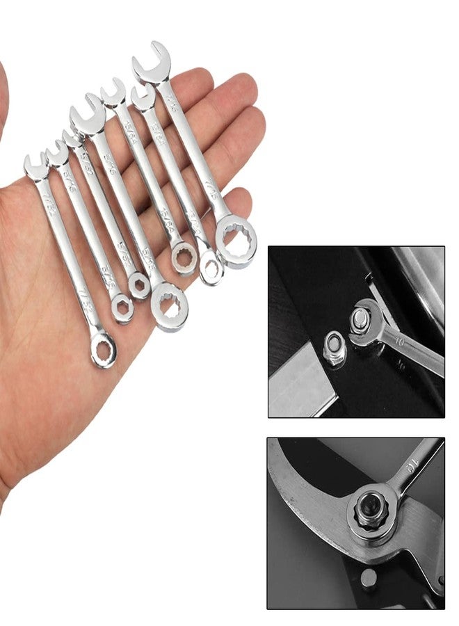 Ldirect Mini Wrench Set Open End Wrench Combination Wrench Small Wrench Set, Metric and SAE (MET) - Image 4