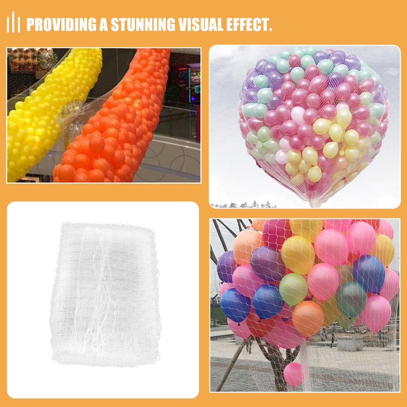 2 Sets Of Balloon Release Net Large Ceiling Drop Netting For Party Decorations Birthday Wedding Events Balloon Flying Tool Accessory - Image 2