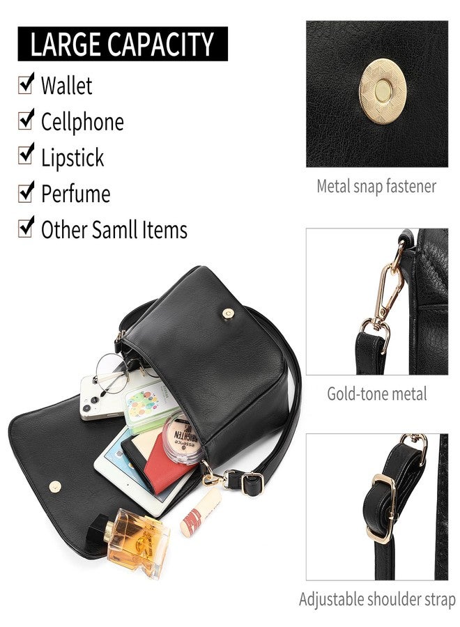 SENDEFN Quilted Leather Crossbody Bags for Women Ladies Shoulder Purse Satchel HandBag with Chain Trendy Strap - Image 5