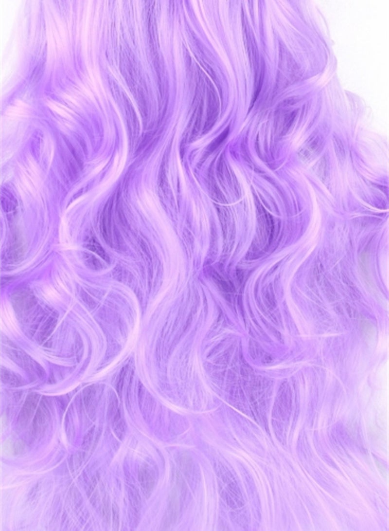 80cm anime long curly hair high temperature silk curly hair cosplay wig costumes dress up wig - Image 4