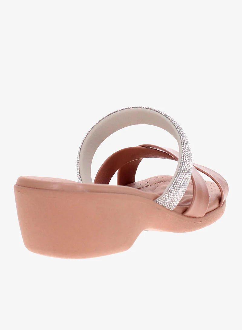 Beira Rio Nude Beira Rio Women’s Flat Summer Footwear – Lightweight Slip-On Comfort with Stylish Casual Design for Women | Best Price UAE