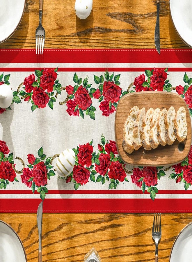 Yarcooly Kentucky Decorations Kentucky Table Runner Horse Racing Party Favors Kentucky Decorations and Supplies for Home Party Table - Image 3