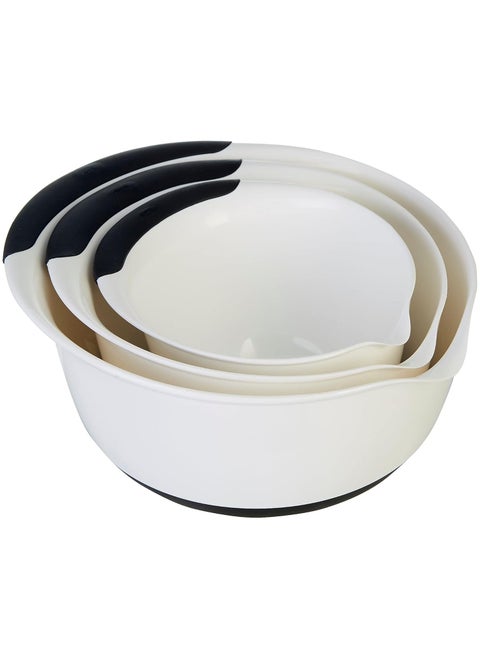 OXO 3 Piece Mixing Bowl Set Plastic Asst 3 EA