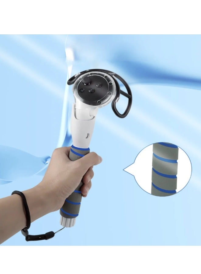 وحدات تحكم VR طويلة بعصا ومقبض مزدوج لألعاب ميتا كويست 3، زي تنس الطاولة و ألعاب السيف و لعبة الجولف. - Image 2
