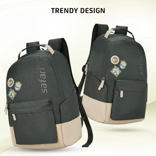 Safari Dart 3 24L College backpack, 2 compartments, 17" laptop compatible, Smart trolley sleeve, Front pocket, college backpack bags for women and men, travel bag, Ideal for Students, Color - Olive - Image 4