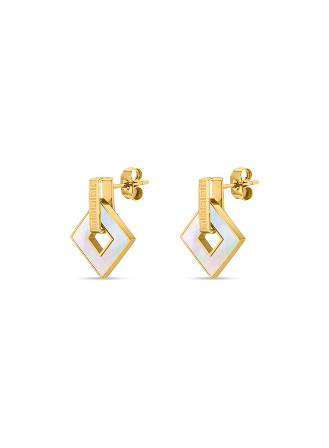 Guy Laroche Coralie Gold Earring for Women  - Image 2