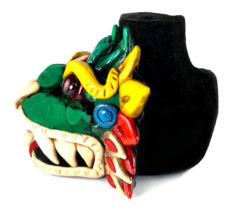 ELTRICOLOR صفارة أزتيك إلترicolor - صفارة أزتيكية - صفارة كويتزالكواتل الصاخبة - صوت أزتيكي مخيف 125+ ديسيبل - Image 5