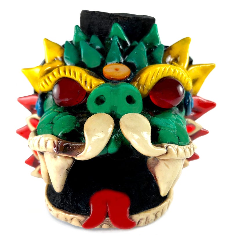 ELTRICOLOR صفارة أزتيك إلترicolor - صفارة أزتيكية - صفارة كويتزالكواتل الصاخبة - صوت أزتيكي مخيف 125+ ديسيبل - Image 2