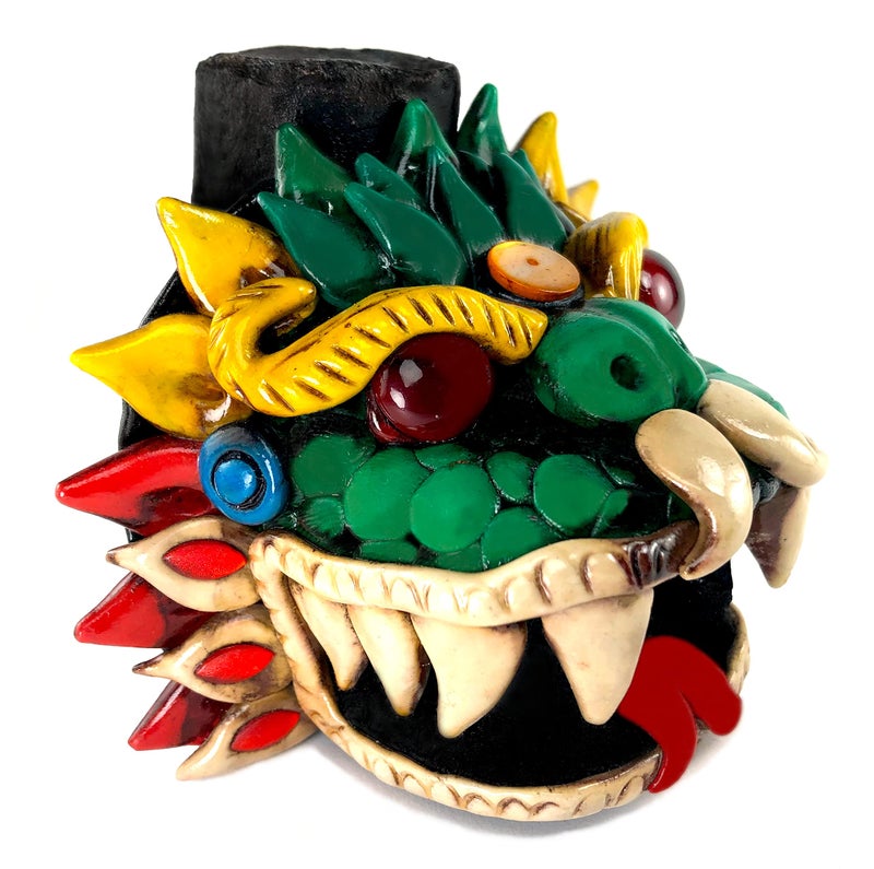 ELTRICOLOR صفارة أزتيك إلترicolor - صفارة أزتيكية - صفارة كويتزالكواتل الصاخبة - صوت أزتيكي مخيف 125+ ديسيبل - Image 3