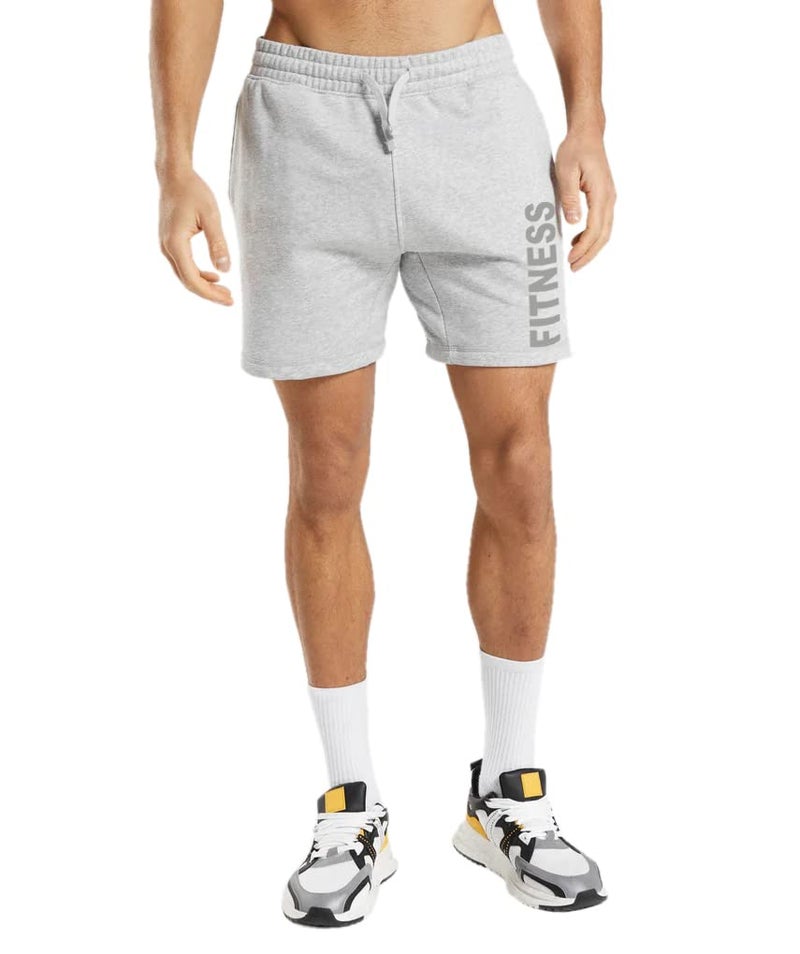 hotfits Men's Grey Training Rest Day Cotton Regular Shorts -L - Image 5