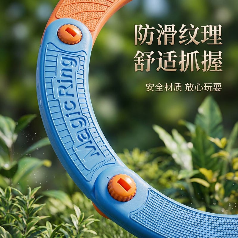 Creative Sound Flying Ring EVA Soft Foldable Frisbee Outdoor Toy for Kids - Image 3