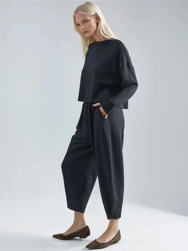 HICCUP Modal Touch Blouse & Salwar Pants Co-ord Set Bersan Collection