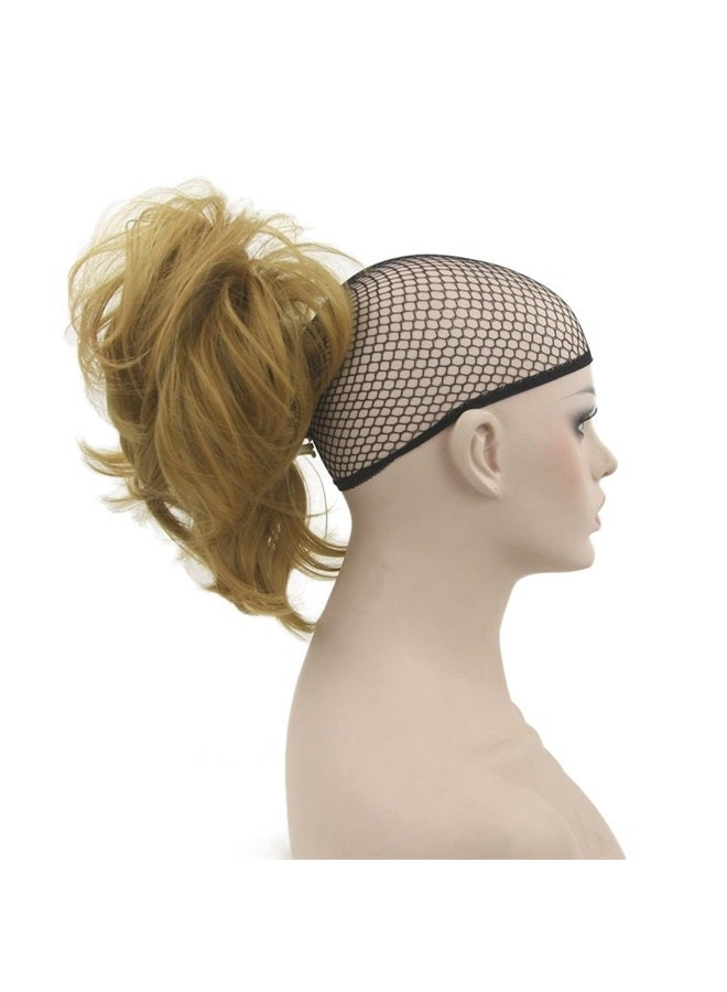 IMISSU Curly Flexible Claw Ponytail Hairpieces Synthetic Clip In Hair Extensions Little Pony Tail Hair Pieces (Copper) - Image 3
