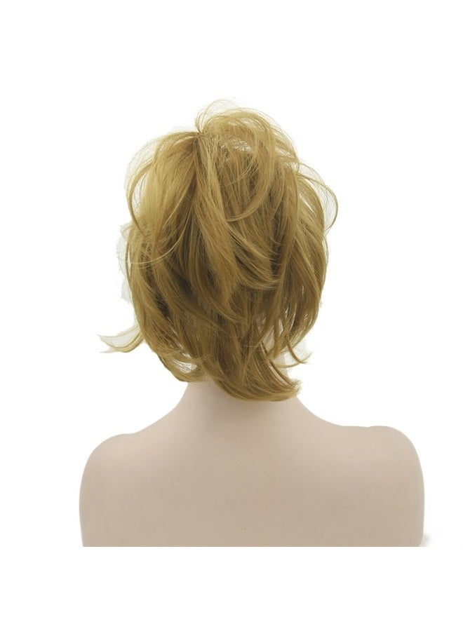 IMISSU Curly Flexible Claw Ponytail Hairpieces Synthetic Clip In Hair Extensions Little Pony Tail Hair Pieces (Copper) - Image 2