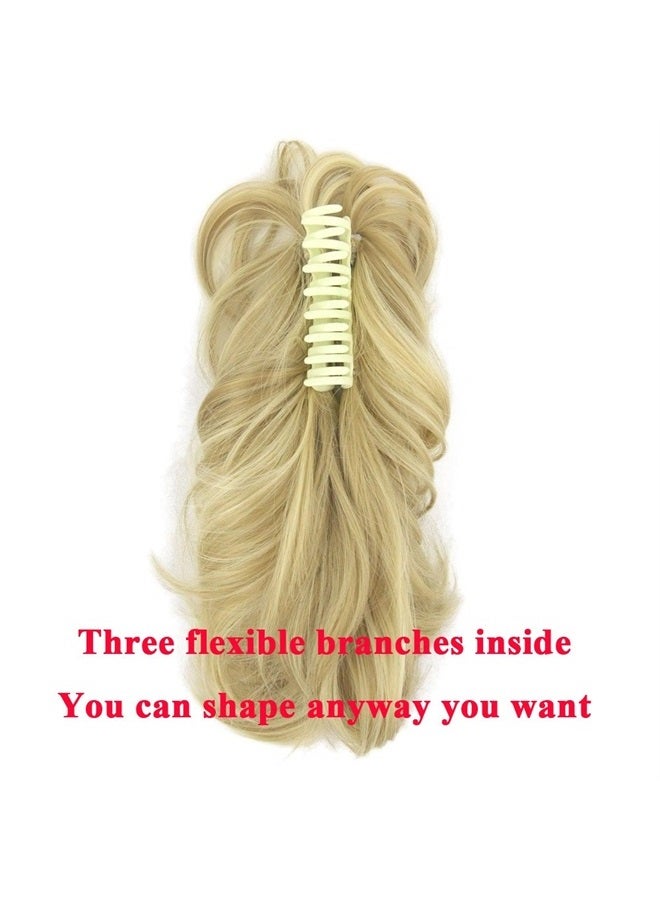 IMISSU Curly Flexible Claw Ponytail Hairpieces Synthetic Clip In Hair Extensions Little Pony Tail Hair Pieces (Copper) - Image 4