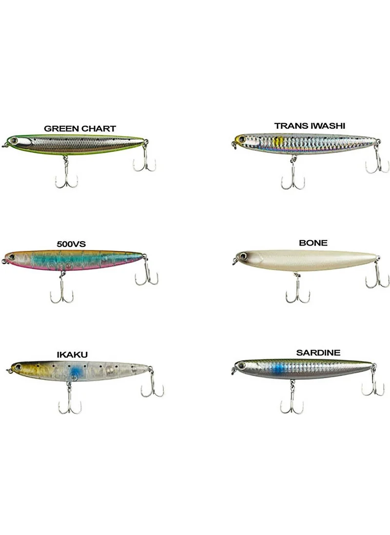 Ryuji Dog Walker 11CM 12GR Surface Model Bait Trans Iwashi