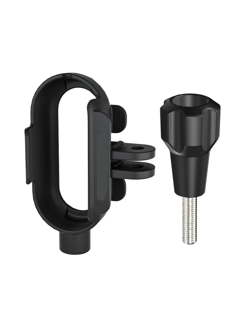 Zikra Camera Mount Adapter Protective Housing Frame, Fit for Insta360 Go 3 Bezel, Thumb Camera Adapter, Shock Absorbing Housing Cage Expansion Quick Release Accessory, Use with Backpack Clamp - Image 1