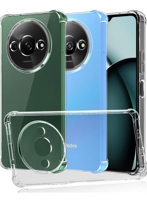 Case for Xiaomi Redmi A3 Soft TPU Clear Cover Lightweight Shock Protective Cover with Camera Protection Designed for Redmi A3