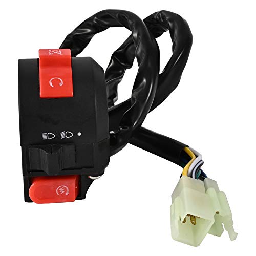 Trkimal Complete Electrics Wiring Harness Stator Coil CDI Switch lock Ignition Switch Solenoid Relay Spark Plug for 4 Stroke ATV 50cc 70cc 110cc 125cc Pit Quad Dirt Bike Go Kart - Image 5