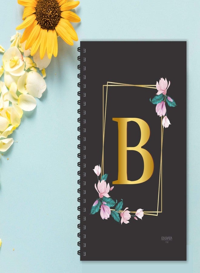 ESCAPER B Letter Diary, Ruled - A5-8.5 x 5.5 inches B Initial Diary, B Alphabet Diary, Diary Notepad, Diary for Office, Diary for Gift, diary small size, Diary a5 - Image 4