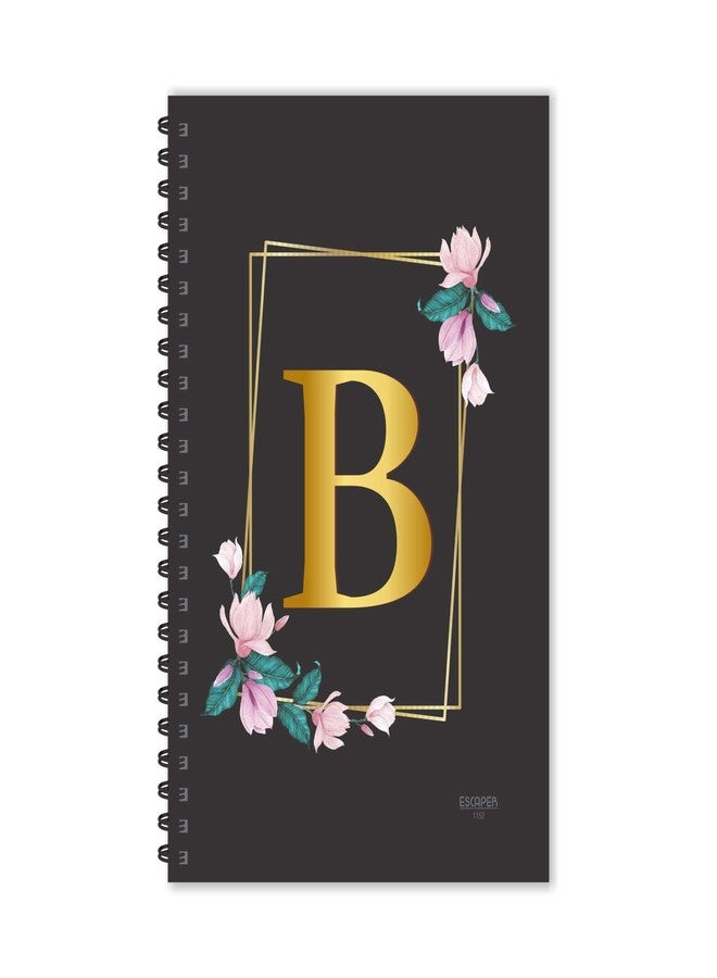 ESCAPER B Letter Diary, Ruled - A5-8.5 x 5.5 inches B Initial Diary, B Alphabet Diary, Diary Notepad, Diary for Office, Diary for Gift, diary small size, Diary a5 - Image 1