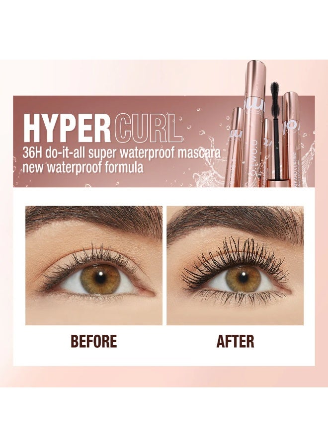 O.TWO.O ماسكارا أو تو أو 4D المقاومة للتلطخ لتطويل الرموش، مقاومة للماء، تدوم طويلاً، تعطي حجمًا وطولًا للمكياج - Image 4