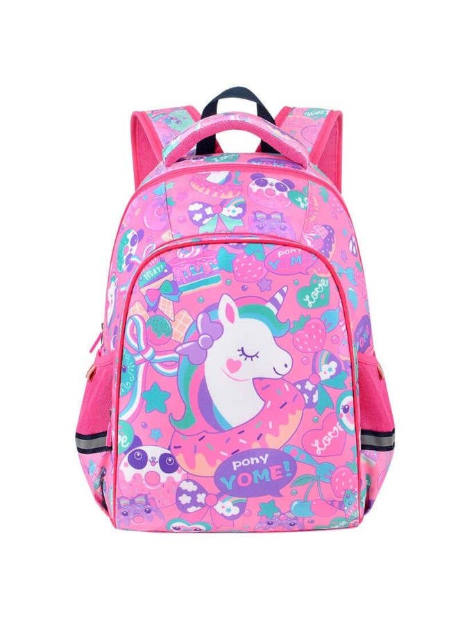Yome School Backpack For Elementary Students Grades 3-6 Girls Lightweight Large Capacity Double Shoulder Bag Dream Pegasus - Image 4