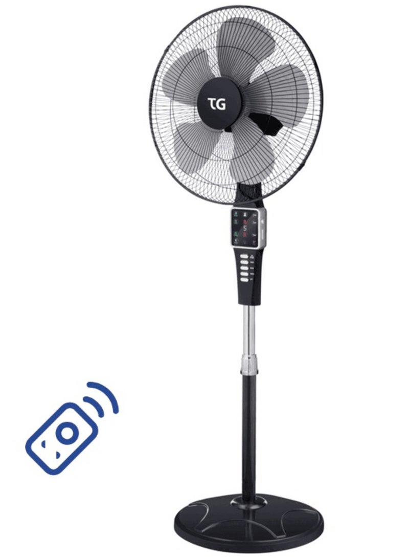 Tradinggoo Stand Fan 18 inch 5 Wings,with Remote,Black - TG22R - Image 1