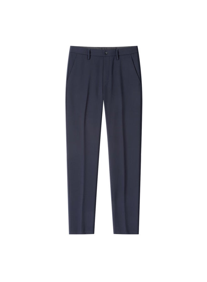 FIRS Shanshan [fleece Lined And Thickened] Autumn Winter Casual Men's Slim Fit Warm Straight Business Daily Commuting Trousers Pants - Image 1