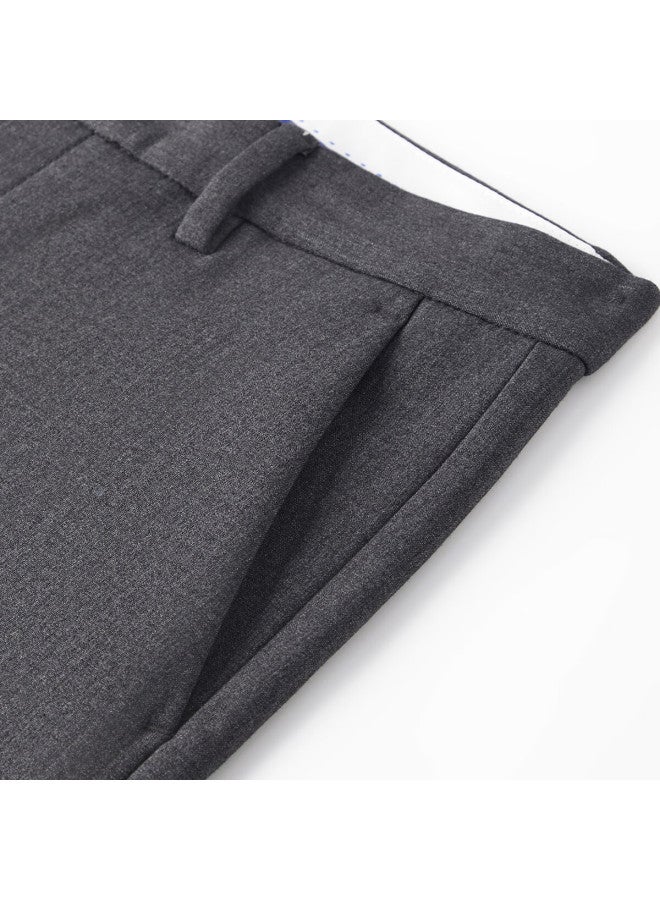 FIRS Shanshan [fleece Lined And Thickened] Autumn Winter Casual Men's Slim Fit Warm Straight Business Daily Commuting Trousers Pants - Image 4
