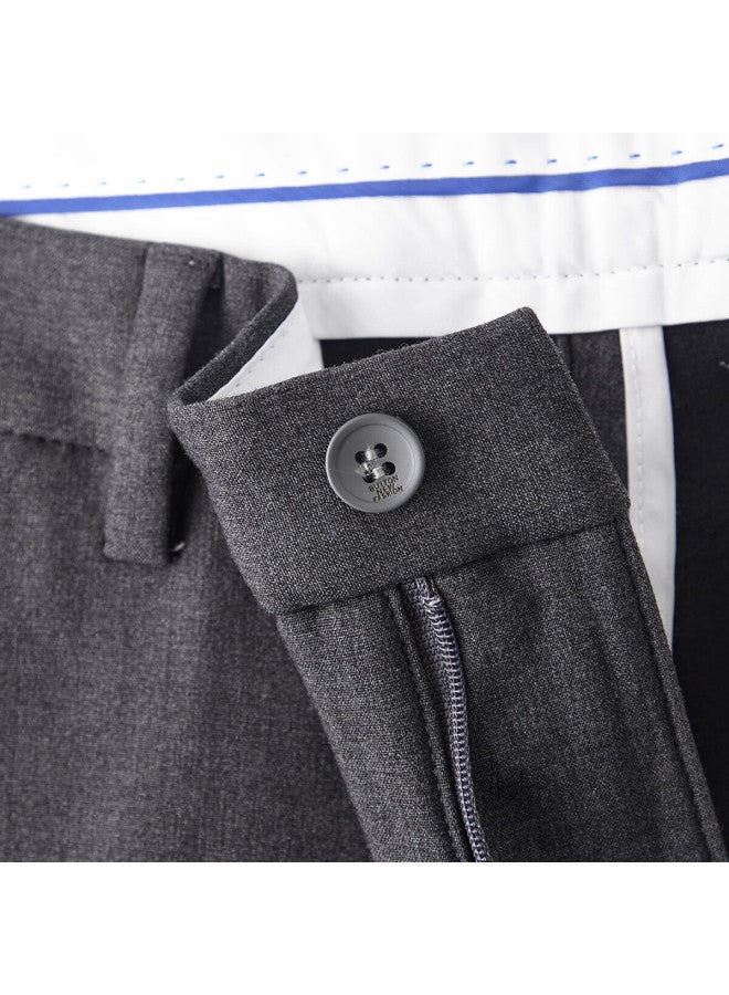 FIRS Shanshan [fleece Lined And Thickened] Autumn Winter Casual Men's Slim Fit Warm Straight Business Daily Commuting Trousers Pants - Image 3