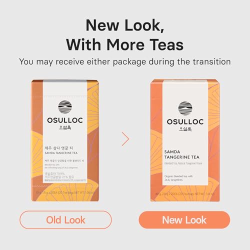 OSULLOC Tangerine Tea Fresh Jeju Tangerine Flavor Iced tea bags Fruit tea Blend Premium Teabags from Jeju Island 20 count - Image 5
