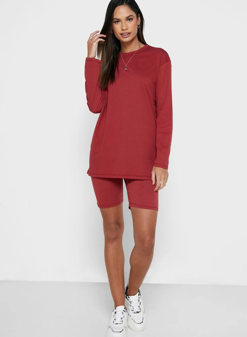 Ginger Loose Fit T-Shirt & Shorts Set