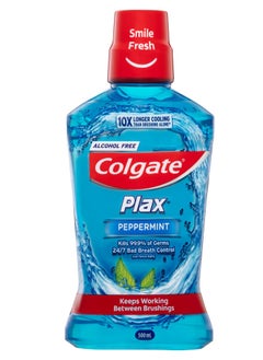 Colgate Pack Of 3 Colgate Plax Peppermint Mouth Wash 500ml  - Image 3