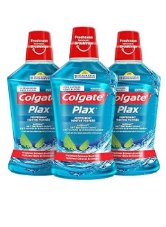 Colgate Pack Of 3 Colgate Plax Peppermint Mouth Wash 500ml  - Image 1