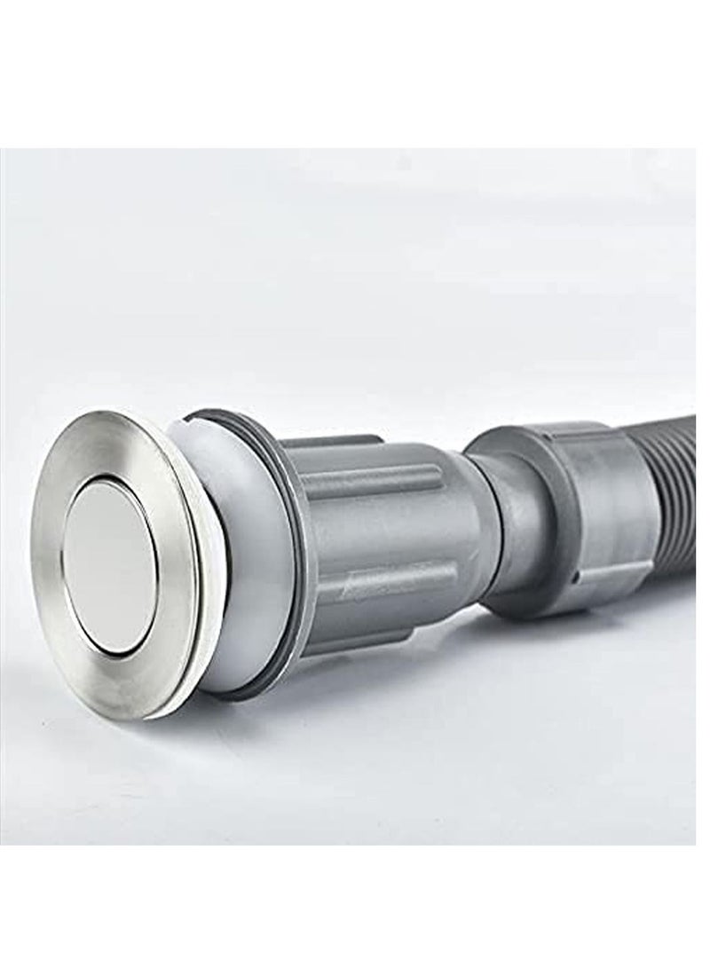 Captaintech Expandable Sink Drain Pipe, Bathroom and Kitchen Sink Drain Pipe, 15-31 Inch Universal Sink Pipe, Bathroom Washbasin Kitchen Sink Drain Pipe Assembly - Image 3