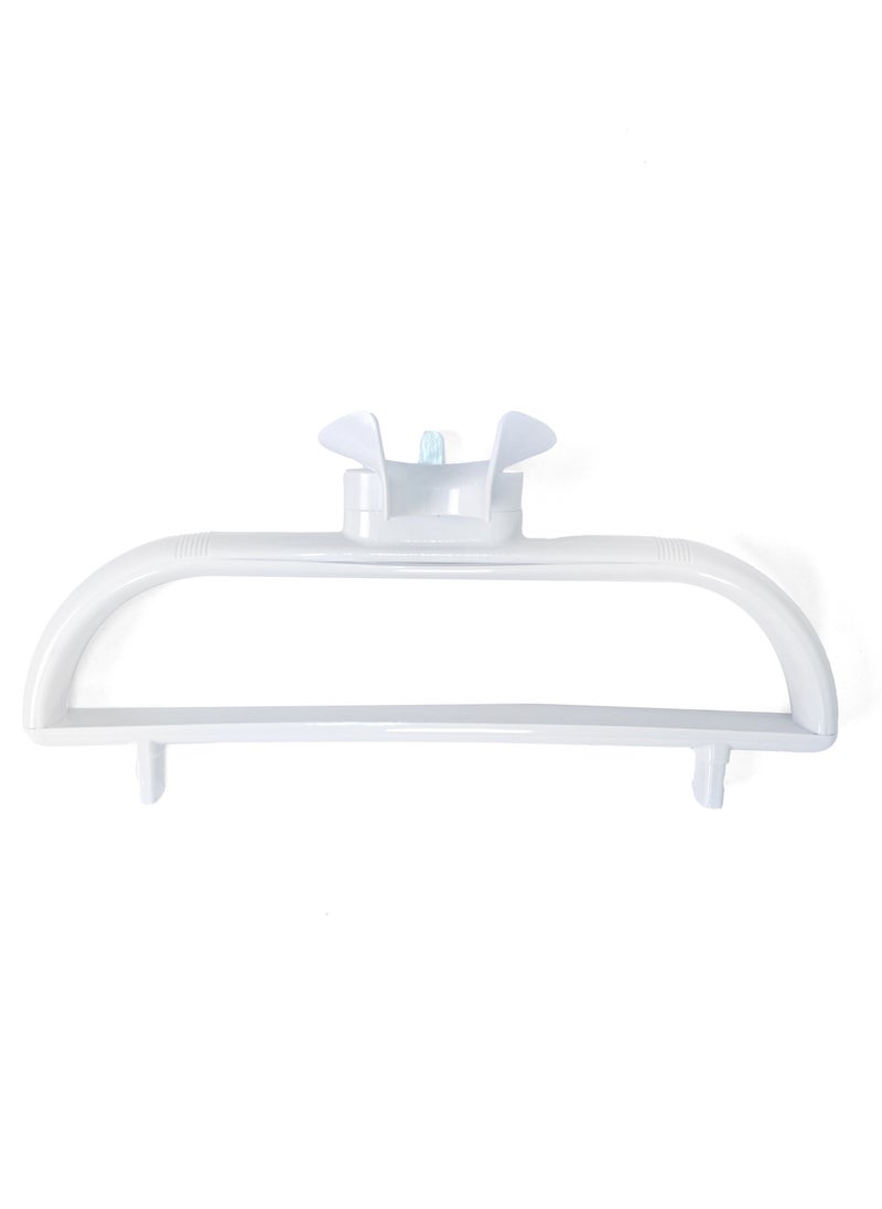 Home Garment Steamer Stand 1800 Watt Water tank capacity: 2.2L. Accessories: brush head, glove, and deluxe fold able clothes hanger. Self-Cleaning function. This professional full-size clothes steamer is made of high-quality materials and ultimate accessories, producing continuous and stable super heated steam. Powerful steam & vertical steam function. Adjustable thermostat control.  Overheat Safety Protection. Indicator light. Self-protection to prevent dry heating. Easy moving, innovative design. Extra-long life of heating unit. Thicker telescopic pole makes it more stable. The special clamp makes the dress in good shape.  - Image 5