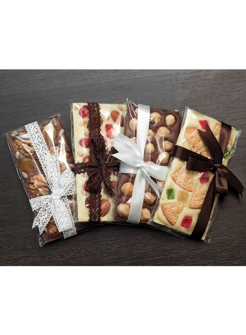 Neonix Self Sealing Cellophane Bags,11x20 cm 100 Pcs Clear Resealable Cellophane Bags for Packaging Cookies, Favors and Products - Image 5