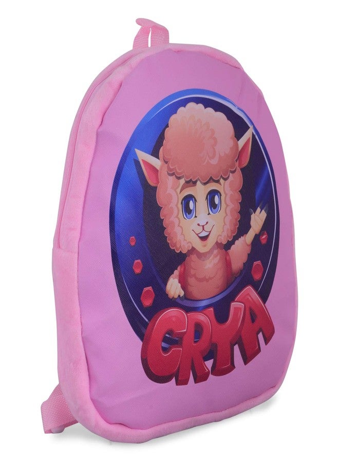 Crya Plush Blush Backpack for Kids School Bag -Pink - Image 1