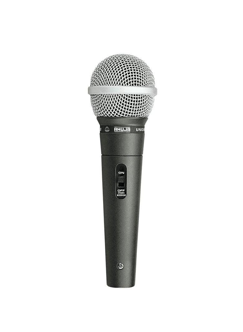 Ahuja Microphone Wired Dynamic Unidirectional w/ 6Mtr Cable - Image 1