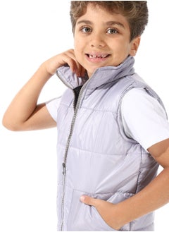 Andora Turtle Neck Bomber Vest For Boys  - Image 5
