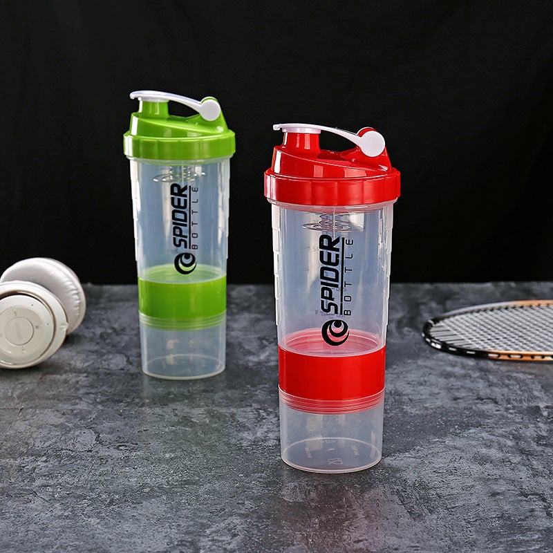YL 3-Layer Protein Shaker Cup, 550ml, Eco-Friendly Fitness Bottle with  Logo - Image 3